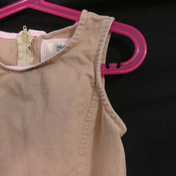 Y2K OLD NAVY Clothing Co. Uniform size 6 Sleeveless Cotton Dress Zip-Up Back - Picture 5 of 16